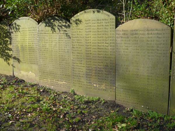 Orphans graves. Girls. Most didn't reach their teens.