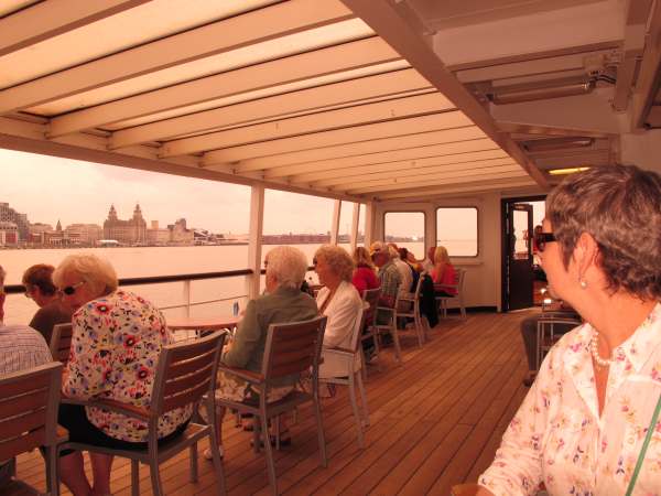 Diddley on the Mersey Ferry.