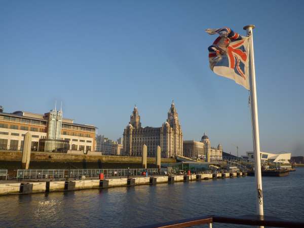 The Liver Building from the Mersey ferry.