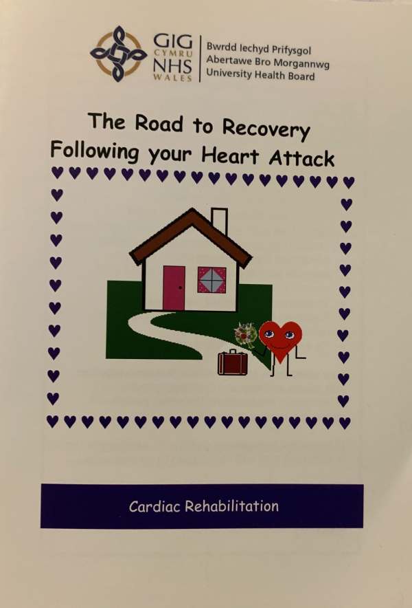 Leaflet: The Road to Recovery Following your Heart Attack.