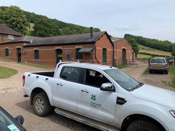 Landbarn Farm. National Trust Headquarters for Denbies Hillside. Set at the foot of the Hillside. Once the farm for the Victorian estate of Denbies. Now where the volunteers are based.