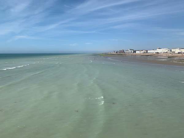 View from the west side of Worthing Pier.