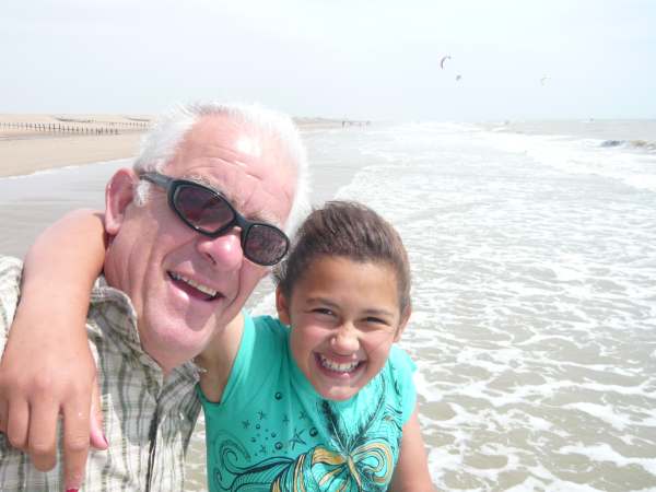 Bobby and Jasmine at Camber Sands.