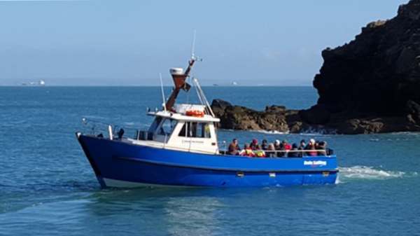 Dale Princess heading to Skokholm Island.