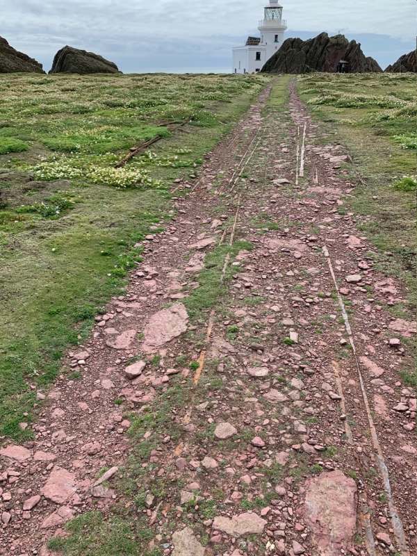 Remains of the track, where once a grumpy donkey toiled.