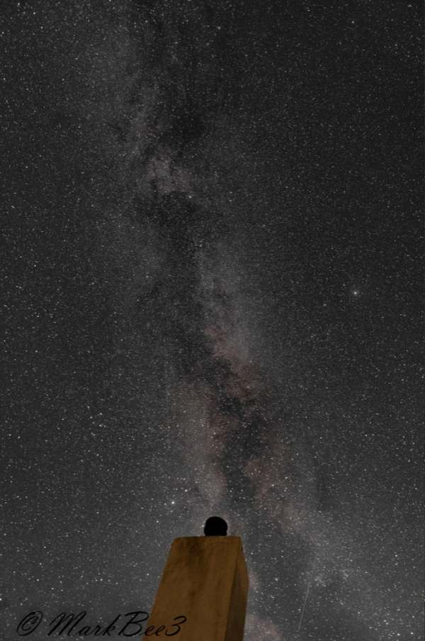 The Milky Way as you will never see it, unless you find somewhere free of light pollution on a clear night.
