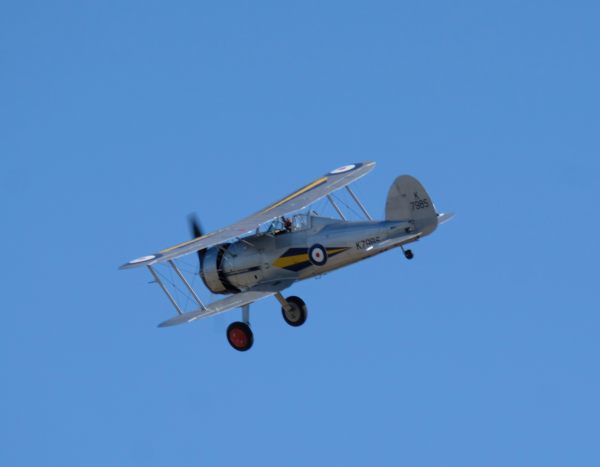 Gloster Gladiator at Duxford Airshow 2019.