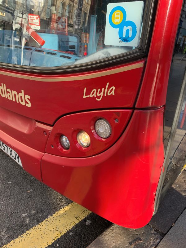 A bus called "Layla".