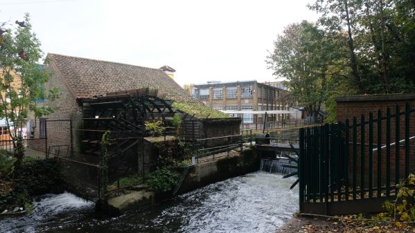 A view of Merton Abbey Mills.