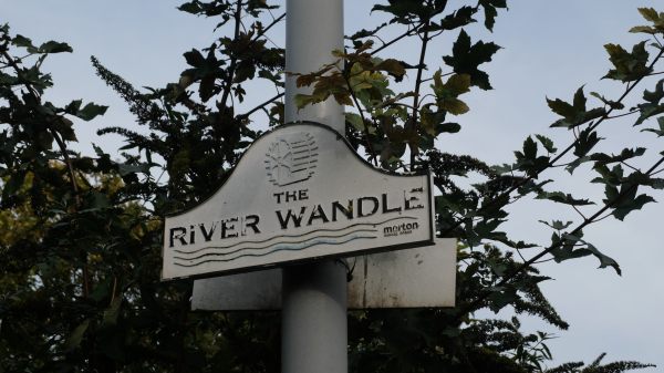 Sign for the River Wandle.