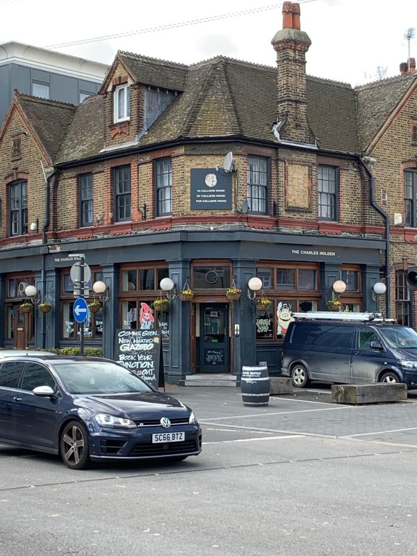 The Charles Holden pub at Colliers Wood.