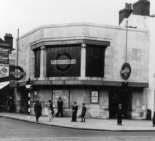 Tooting Bec Station as built as Trinity Road Station.