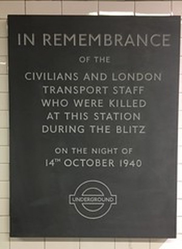 The memorial plaque unveiled on 16 October 2016.