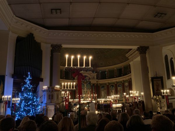 Candlelit Carol Service in St Mary & St John, Balham.