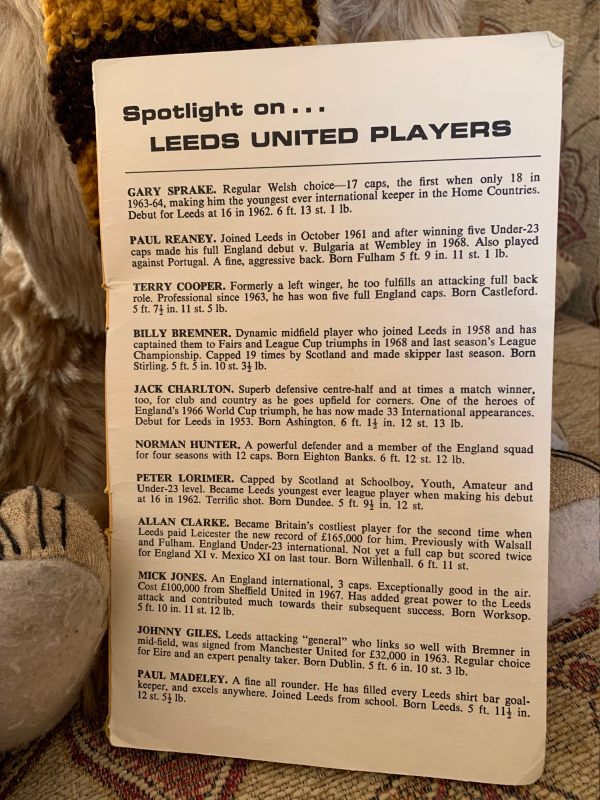 Spotlight on Leeds United Players.