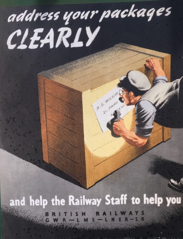"Address your packages clearly and help railway staff to help you."