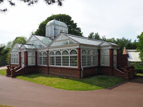 The Grade II Listed Conservatory in West Park, Wolverhampton.