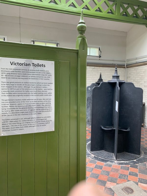 Old Victorian urinals.