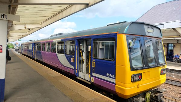 Car 55743 of a Pacer unit 142093.