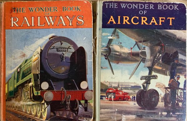 The Wonder Book of Railways and the Wonder Book of Aircraft.