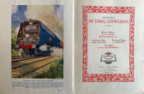Volume 5 was my favourite. Transport and engineering. Note Enid Blyton was Associate Editor.