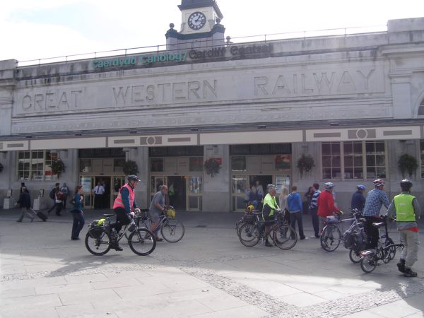 October 2009. Sustrans convention, Cardiff Central Station.