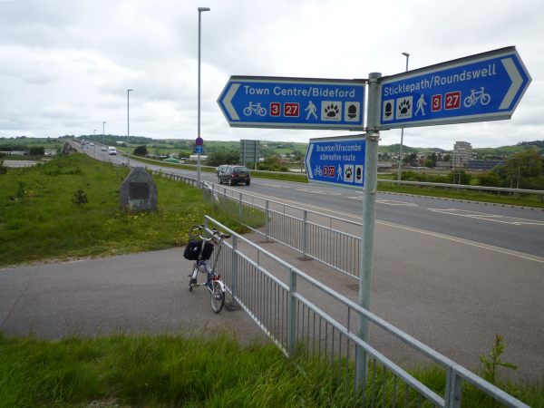 May 2011. Tarka Trail. (See otter footprint symbol).