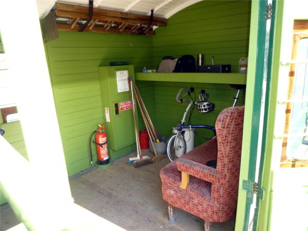 September 2011. Haven Street Steam Railway. Guards van.