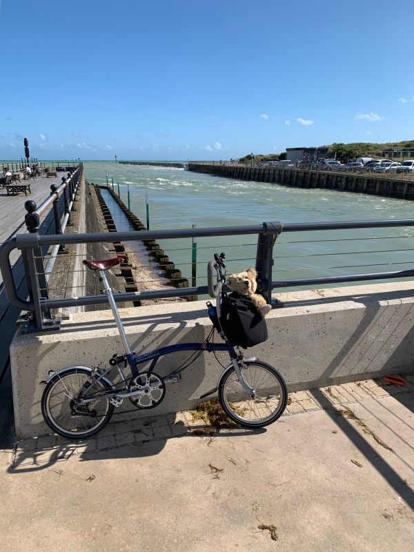 July 2020. Even windier. River Arun, Littlehampton.