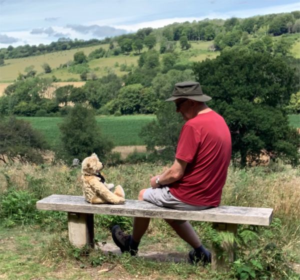 Bertie and Bobby sat pensively on Diddley's Bench facing each other.