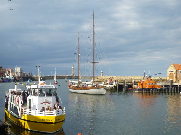 The famous yellow boat. The “Esk Belle II”.