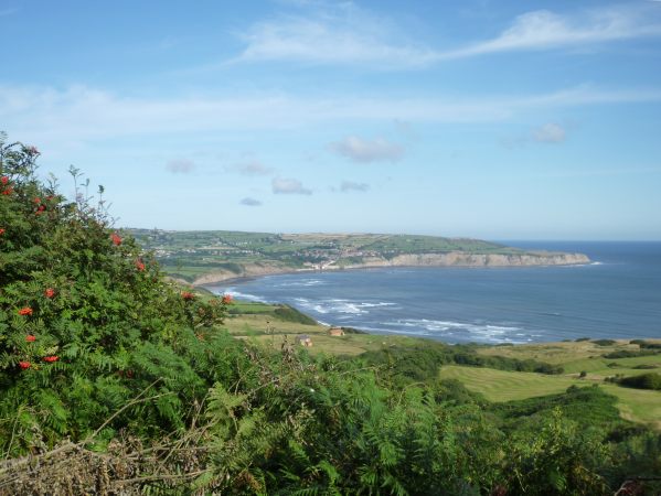 Looking back to Robin Hood’s Bay.