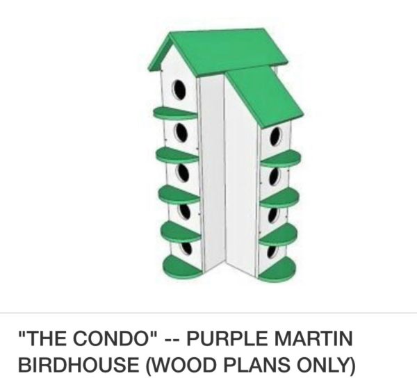 Plans for a DIY bird "Condo".
