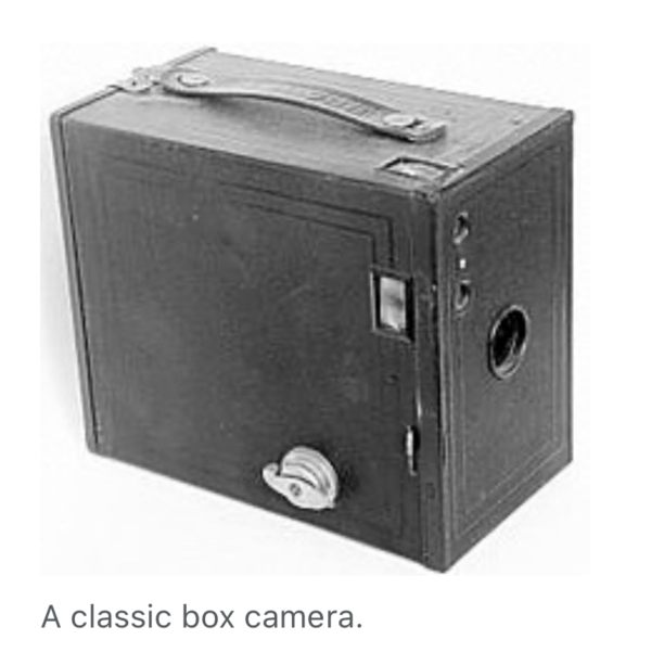 Picture of a classic Box Camera.