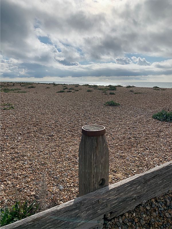 High tide at Ferring.