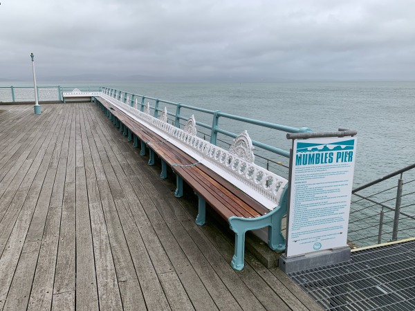 Restored end of Mumbles Pier.