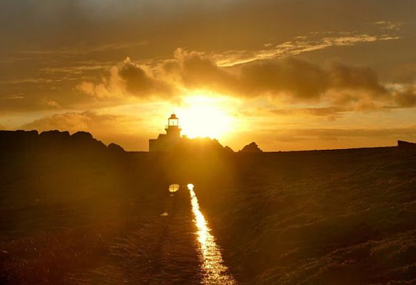 Sunset over the Lighthouse.