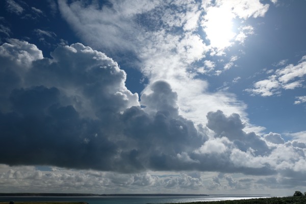 Glorious Clouds over the bay.