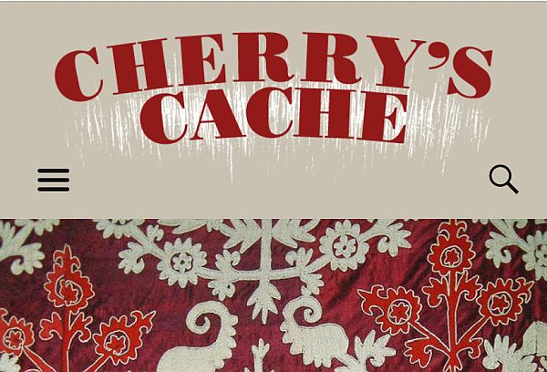Banner from "Cherry's Cache" blog.