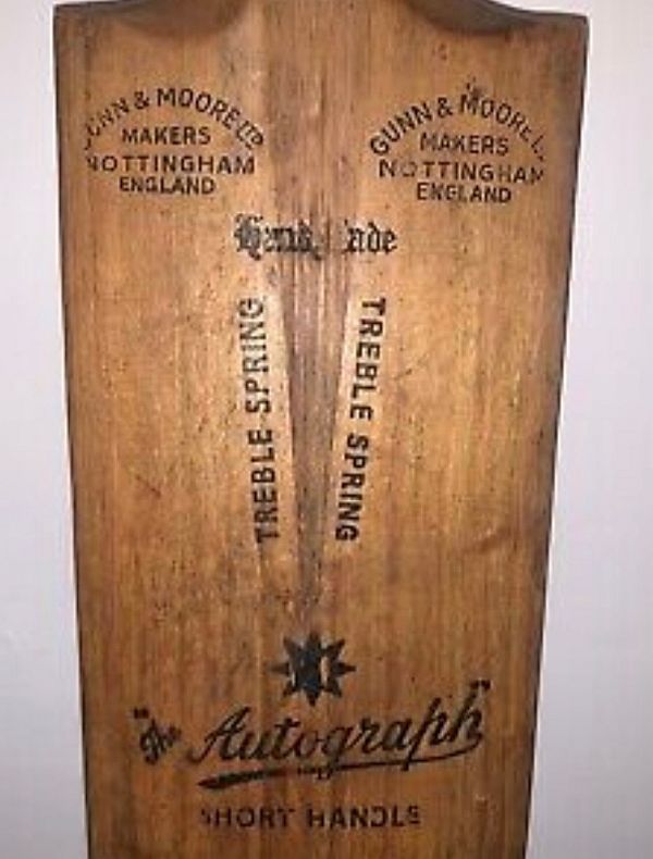An "Autograph" bat in rather more pristine condition.