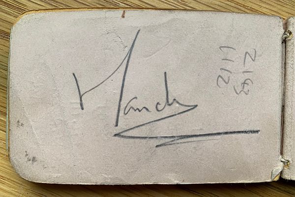 An unknown signature.