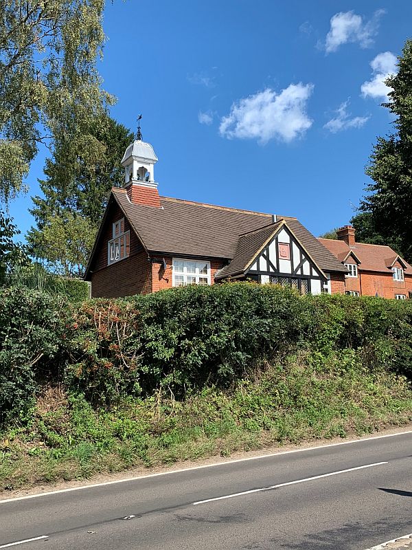 The Old School Abinger Hammer. Spot the plaque.