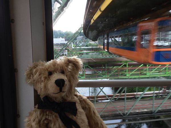 Wuppertal Schwebebahn. Probably our favourite railway. The world famous upside down railway.