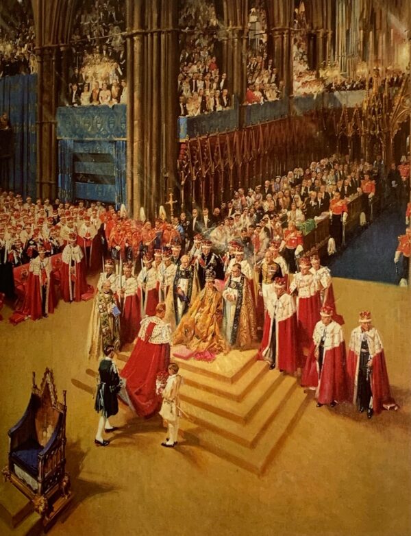 Cuneo painting of the Queen's Coronation.