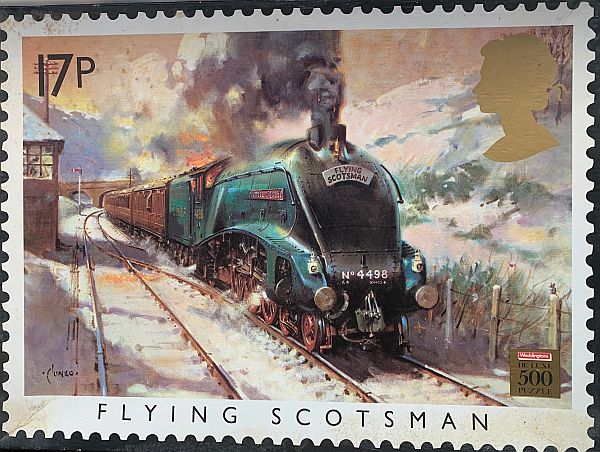 17p Stamp - Flying Scotsman.