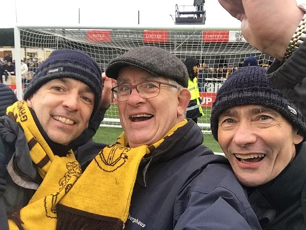 Sutton United. David, Andrew and Bobby… and 'At Par Excellence.