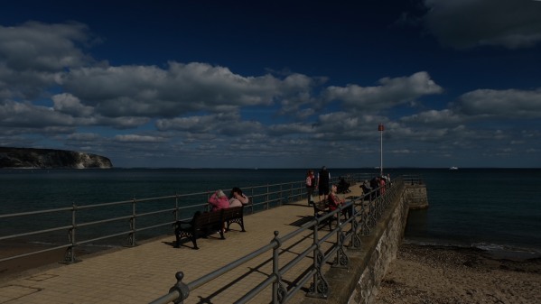 Swanage Beach.