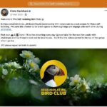Self-isolating Bird Club Facebook Group.