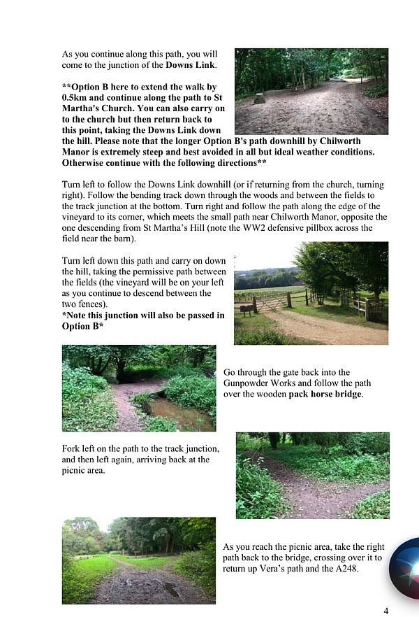 The Tillingbourne Trails - see link below.