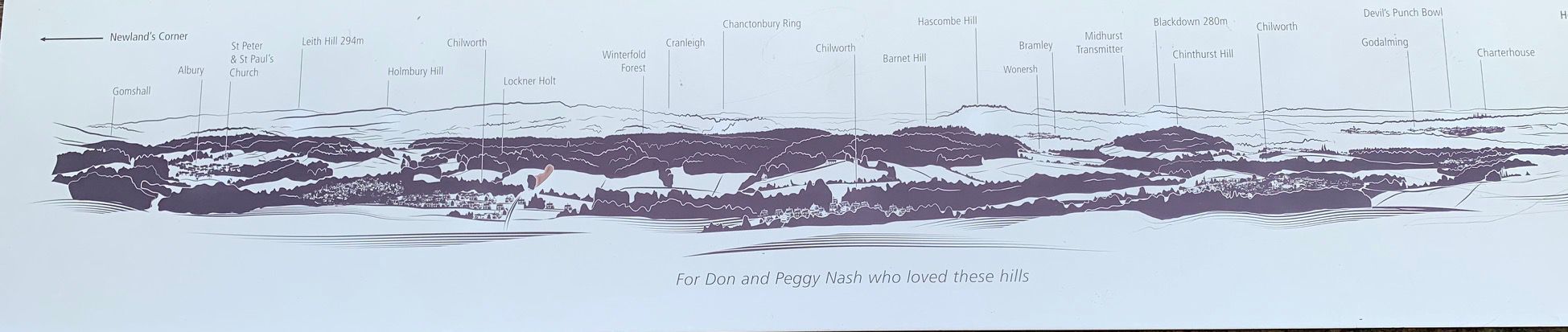 "For Don and Peggy Nash who loved these hills".